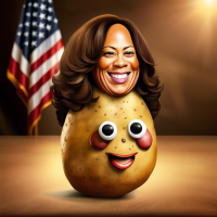 Imagine Kamala Harris as a potato