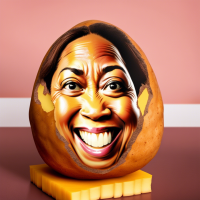 Imagine Kamala Harris as a potato, a potato with kamalas face on it 